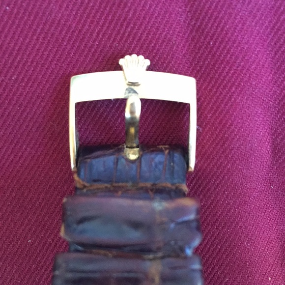 Rolex Other - VTG 18k gold Rolex of Geneva alligator watch band